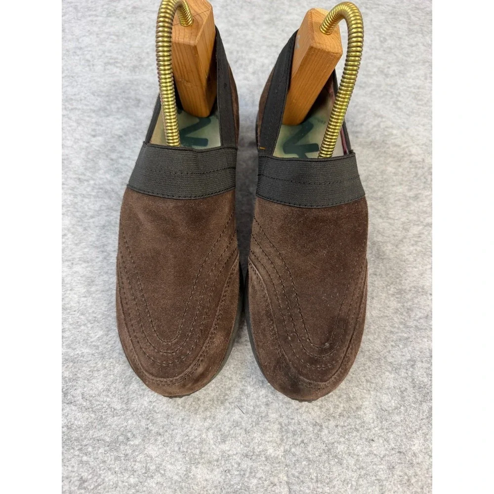Anne Klein Sport‎ Brown Suede Slip-on Mules Women's Size 8.5